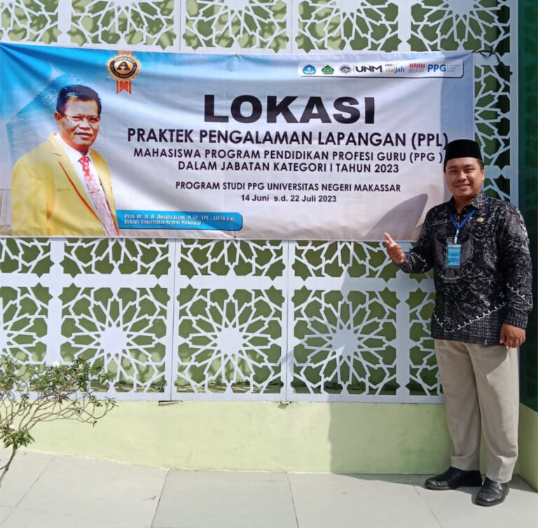Praktik Pengalaman Lapangan Mahasiswa Program Studi PPG Universitas Negeri Makassar (14/6/2023 s.d. 22/7/2023) di MAN 2 Nganjuk